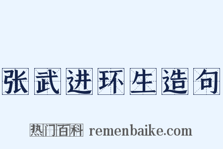 张武进环生造句是什么意思的图片